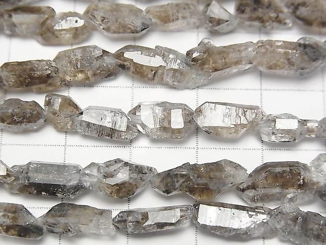 [Video] Pakistan double point crystal half or 1strand beads (aprx.15inch/36cm)