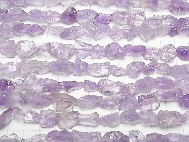 [Video]Amethyst AAA- Rough Rock Nugget 1strand beads (aprx.14inch/35cm)