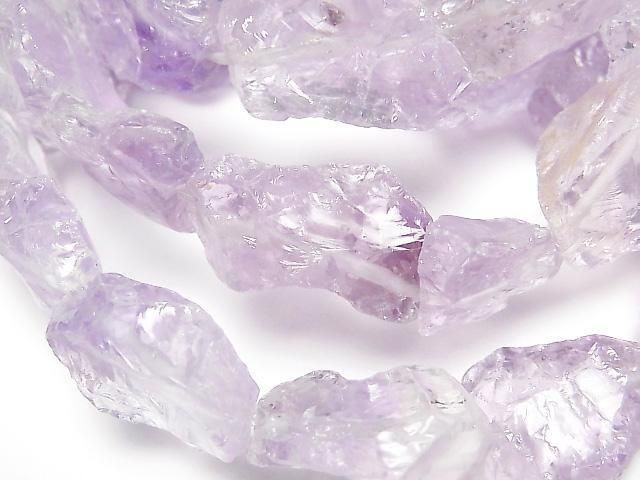 [Video] Lavender Amethyst AA++ Rough Rock Nugget Bracelet
