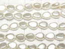 [Video]Shell Pearl White Vertical Hole Pear shape 6x5x3mm 1strand beads (aprx.15inch/38cm)