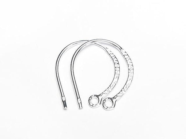 Silver925 Earwire 18x15mm [Sterling Silver Finish] 1pair