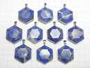 [Video] Lapislazuli AA Hexagram Pendant 32x29mm Silver925 1pc