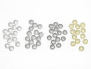 Silver925 Rondelle Daisy 4mm [Pure Silver Finish] [Rhodium Plated] [Oxidized Finish] [18KGP] 10pcs