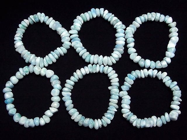[Video]Larimar Pectolite AAA- Nugget Bracelet