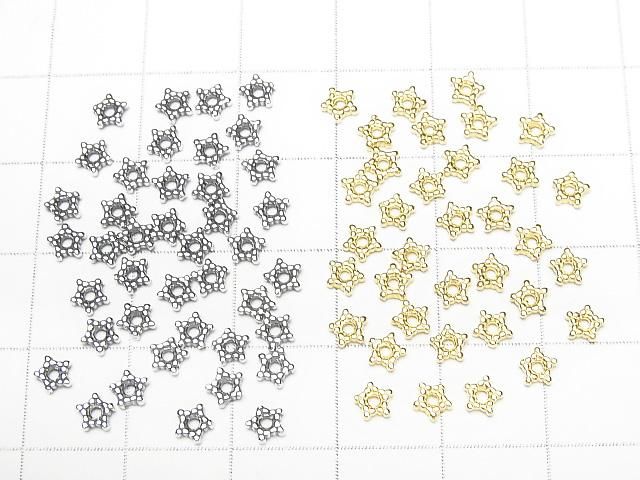 Entretoise Marguerite Rondelle Argent 925 4mm [Finition Argent Pur][Plaqué Rhodium][Finition Oxydée][Plaqué Or 18K] 10 pièces