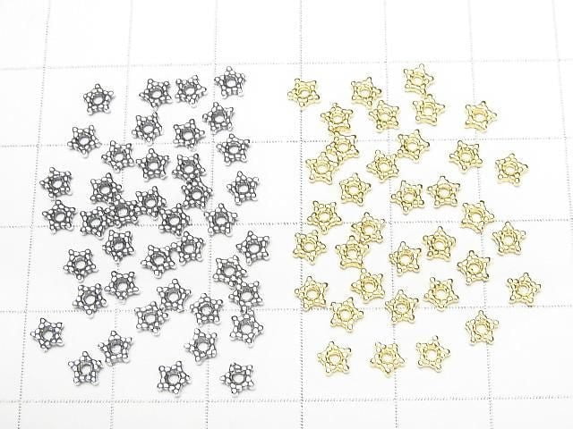Silver925 Roundel Daisy 4mm [Pure Silver Finish] [Rhodium Plated] [Oxidized Finish] [18KGP] 10pcs