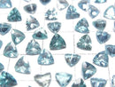 [Video]High Quality Apatite AAA- Loose stone Triangle Faceted 5x5mm 2pcs
