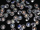 [Video]High Quality Andesine Labradorite AAAA Loose stone Round Faceted 4.5x4.5mm 1pc