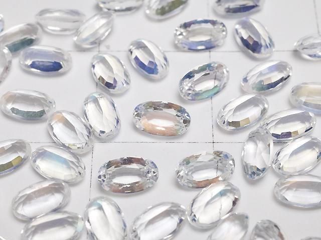 [Video]High Quality Andesine Labradorite AAAA Loose stone Oval Faceted 5x3mm 1pc