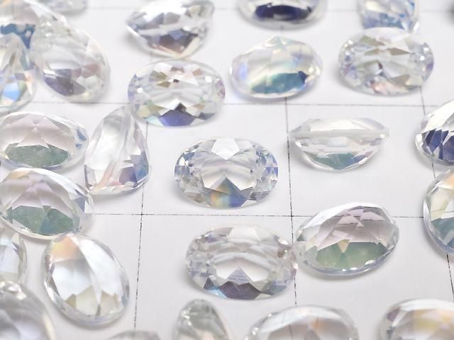 [Video]High Quality Andesine Labradorite AAAA Loose stone Oval Faceted 7x5mm 1pc
