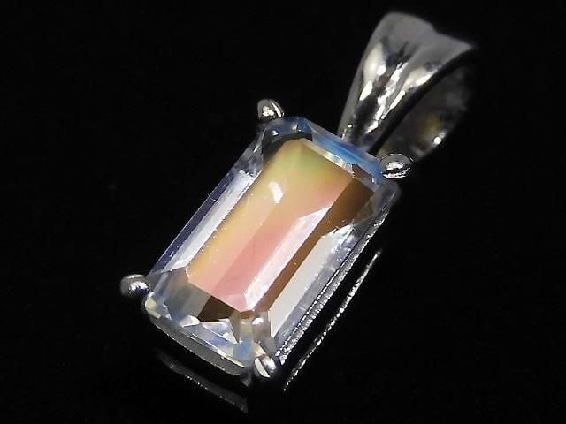 [Video][One of a kind] High Quality Andesine Labradorite Pendant Silver925 NO.47