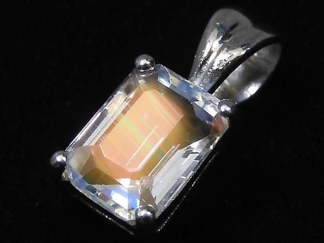 [Video][One of a kind] High Quality Andesine Labradorite Pendant Silver925 NO.58