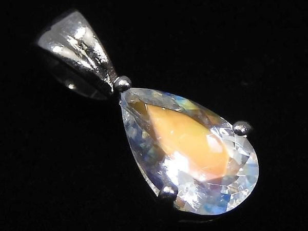[Video][One of a kind] High Quality Andesine Labradorite Pendant Silver925 NO.59