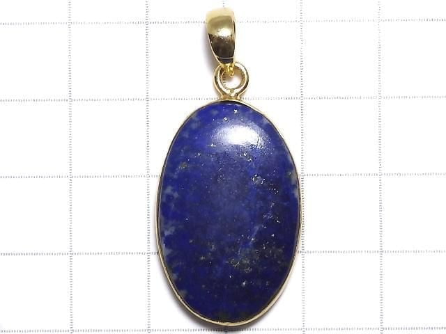 [Video][One of a kind] Lapislazuli AA++ Pendant 18KGP NO.42