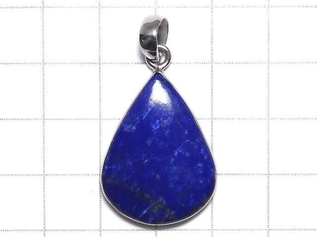 [Video][One of a kind] Lapislazuli AA++ Pendant Silver925 NO.48