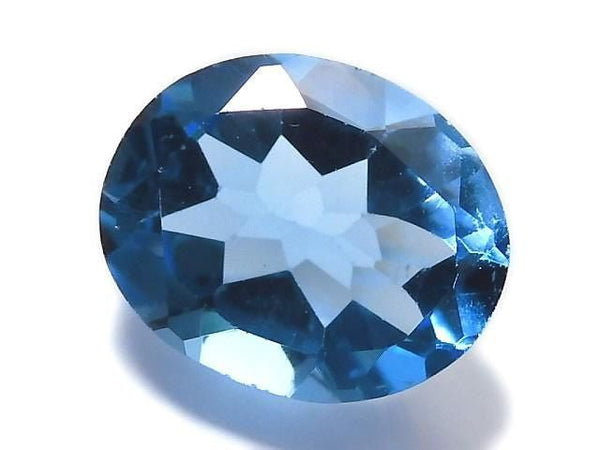 [Video][One of a kind] High Quality Swiss Blue Topaz AAA Loose stone Faceted 1pc NO.66
