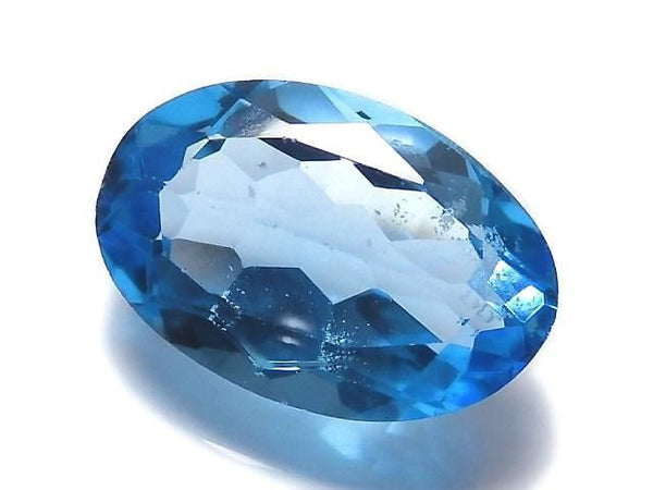 [Video][One of a kind] High Quality Swiss Blue Topaz AAA Loose stone Faceted 1pc NO.71