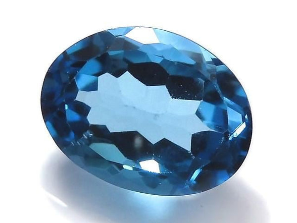 [Video][One of a kind] High Quality Swiss Blue Topaz AAA Loose stone Faceted 1pc NO.73