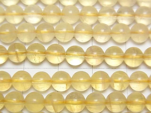 [Video] Golden Fluorite AA++ Round 6mm 1strand beads (approx. 15 inches/38 cm)