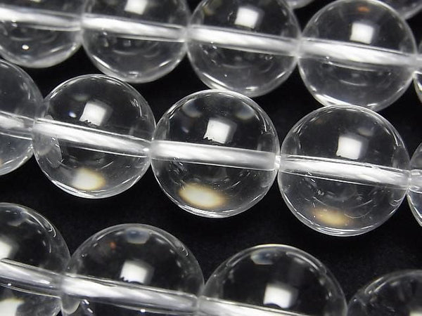 [Video]Crystal Quartz AAA- Round 15mm 1/4 or 1strand beads (aprx.15inch/36cm)
