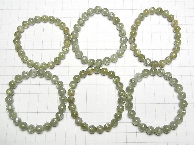 [Video] Green Lepidolite Round 8mm Bracelet