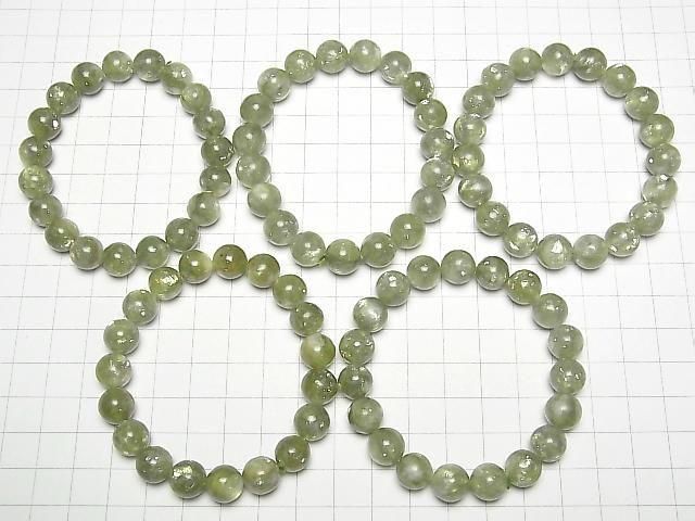 [Video] Green Lepidolite Round 10mm Bracelet
