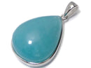 [Video][One of a kind] Amazonite Silica AA++ Pendant Silver925 NO.133