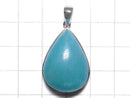 [Video][One of a kind] Amazonite Silica AA++ Pendant Silver925 NO.133