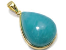 [Video][One of a kind] Amazonite Silica AA++ Pendant 18KGP NO.136