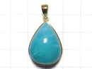 [Video][One of a kind] Amazonite Silica AA++ Pendant 18KGP NO.136