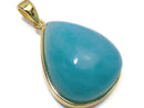 [Video][One of a kind] Amazonite Silica AA++ Pendant 18KGP NO.138