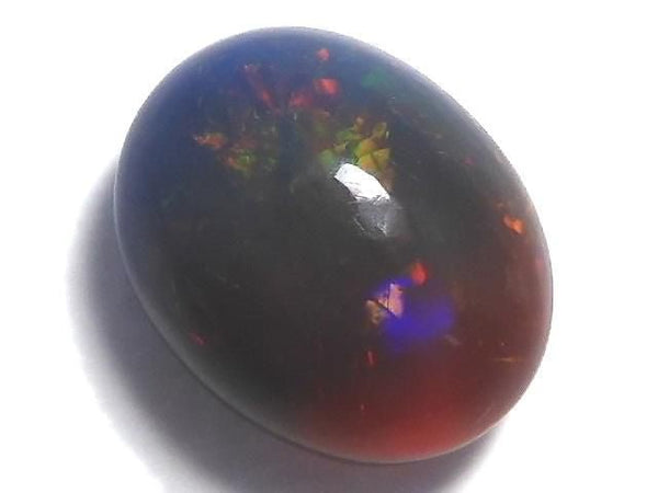 [Video][One of a kind] Black Opal AAA- Cabochon 1pc NO.212