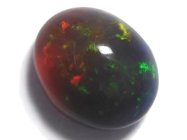 [Video][One of a kind] Black Opal AAA- Cabochon 1pc NO.213