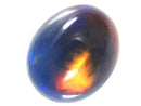 [Video][One of a kind] Black Opal AAA- Cabochon 1pc NO.215
