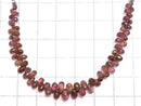 [Video][One of a kind] High Quality Multicolor Spinel AAA- Faceted Briolette 1strand (Approx 12.5cm) NO.7