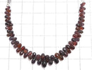 [Video][One of a kind] High Quality Multicolor Spinel AAA- Faceted Briolette 1strand beads (aprx.5inch/13cm) NO.10