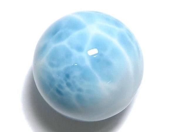 [Video][One of a kind] Larimar Pectolite AAA Round 20mm 1pc NO.1