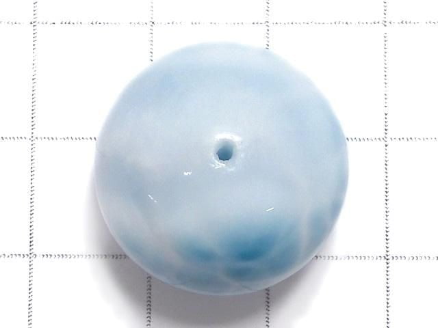 [Video][One of a kind] Larimar Pectolite AAA Round 20mm 1pc NO.1
