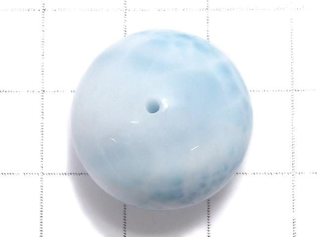 [Video][One of a kind] Larimar Pectolite AAA Round 20mm 1pc NO.2