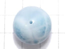 [Video][One of a kind] Larimar Pectolite AAA Round 20mm 1pc NO.4