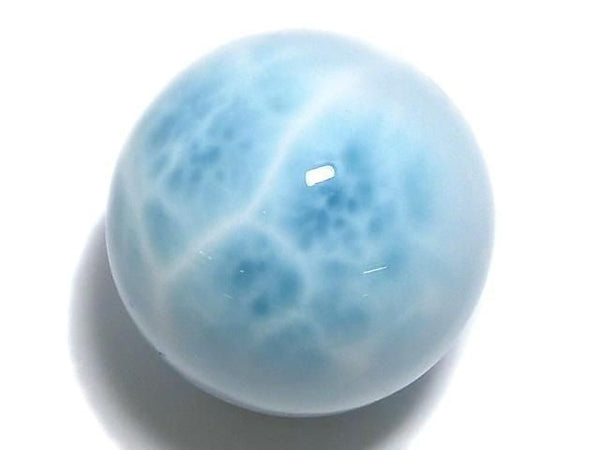[Video][One of a kind] Larimar Pectolite AAA Round 20mm 1pc NO.6
