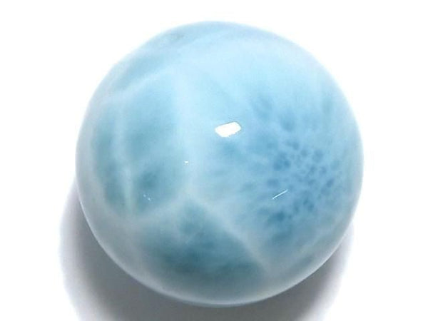 [Video][One of a kind] Larimar Pectolite AAA Round 20mm 1pc NO.7