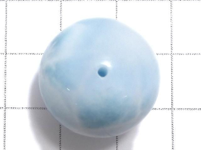 [Video][One of a kind] Larimar Pectolite AAA Round 20mm 1pc NO.9