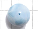 [Video][One of a kind] Larimar Pectolite AAA Round 20mm 1pc NO.9