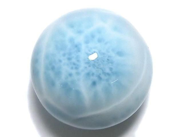 [Video][One of a kind] Larimar Pectolite AAA Round 20mm 1pc NO.11