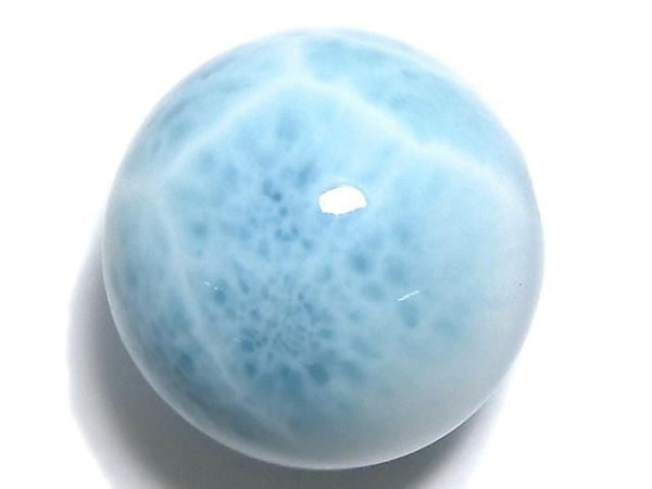 [Video][One of a kind] Larimar Pectolite AAA Round 20mm 1pc NO.12