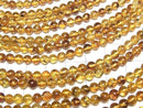 [Video] Baltic Amber Round 5mm 1strand beads (aprx.15inch/36cm)