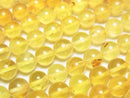 [Video] Baltic Amber Round 6mm [Yellow] 1strand beads (aprx.13inch/33cm)