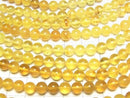 [Video] Baltic Amber Round 6mm [Yellow] 1strand beads (aprx.13inch/33cm)
