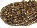 [Video] Baltic Amber Square-Nugget [Black] 1 strand beads (aprx.15inch/36cm)
